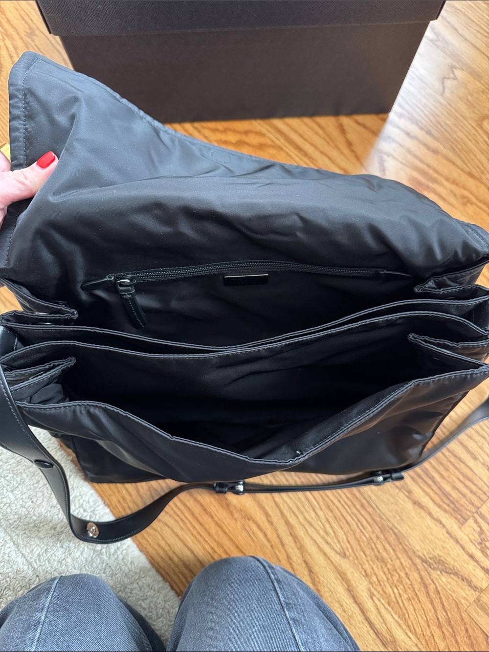Prada Black Nylon Crossbody Bag - Picture 6 of 12
